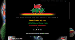 Desktop Screenshot of dontsmokemyhat.com